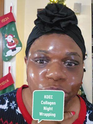 #koeccollagennightwrappingmask#KOEC#kolagenmask#TikTokBeauty#holidayhaul. The Collagen Night Wrapping mask will help you   get a smooth face. check the yellow shopping cart for details 