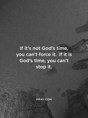 God’s timing is perfect. You can’t rush His plans, and when it’s time, nothing can stop them. 🙏 #WaitOnGod #FaithInHisPlan #GodsPerfectTiming #TrustTheProcess #InHisTime