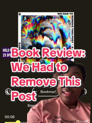 Time for a BOOK REVIEW!We Had to Remove This Post by Hanna Bervoets #BookTok #novella #bookreview #novellarecs #translated #translatedfiction #greenscreen #creatorsearchinsights 