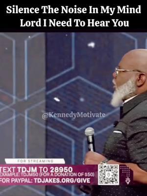 🔕 Silence the Noise! 🔕 We’re living in a world full of distractions—gossip, naysayers, people who want to bring you down. They want your attention, but guess what? Your focus is POWERFUL. Don’t let their opinions steal your peace! 🧘‍♂️ You don’t need approval from anyone to be successful! Your victory is in YOU. Stay focused, block out the noise, and build your empire. 💯🔥 💬 Remember: "The Lord will fight for you; you need only to be still." - Exodus 14:14 🙏✨ Silence the distractions and trust that your breakthrough is on the way. ✨💪 #fyp #fypシ #Tdjakes #tdjakesministries #BishopTDJakes #SarahJakesRoberts #Motivation #ViralReels #encouragement #GodIsGood #ExplorePage #StayFocused #SilenceTheNoise #BlockOutTheHaters #KeepGoing #RiseAbove #VictoryIsYours #PositiveVibesOnly #PersonalGrowth #TrustTheProcess #FaithOverFear #MindsetMatters #BreakthroughIsComing #EmpoweredToSucceed #KeepPushingForward