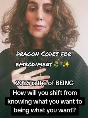 Being asks us to embody everything we have learned in 2024..its time to shift from knowing to being. it's time..join me on 1-11 for a live Dragon Portal Activation to invite in you highest level of embodiment ✨️🐉#5dconsciousness #dragon #divinefeminine #soundhealing #newearth #starseed #lightworker #dnactivation #2025 #dnactivation #manifestation 