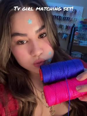 Repost of one of my most viral sets! #viral #trending #makingbracelets #tvgirlconcert #tvgirl #tvgirltiktok #tvgirlnotallowed 