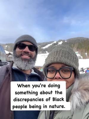 Let’s get back to nature. Who’s down? We'd love to welcome some of you here in Montana! Who wants to come for a ski trip? Let me know below…  #blackinnature #blackcommunity #blackfamilies #blackskiers #blackoutdoors #blackcamper #blackrvers