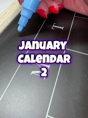 January calendar number 2! Which one do you like best? Everything I use is linked in bio  #januarycalendar #calendar #chalkboard #chalkboard #chalktok #calendar #calendarideas #chalkboardcalendar #january 