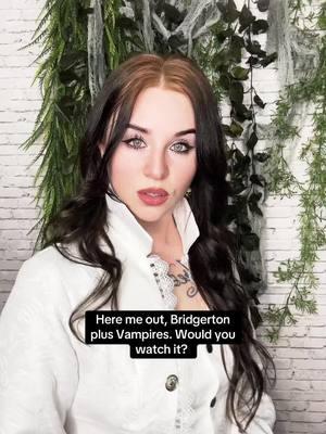 Would you watch that show? #queenalphajen #vampirecosplay #wolveshaven #bridgerton #bridgertonnetflix 