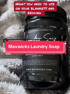 If you love their oils, you’re going to love the laundry soap #TikTokShop #laundry #laundrytok #CleanTok #scenteddetergent #blankets @Mavwicks Fragrances LLC 