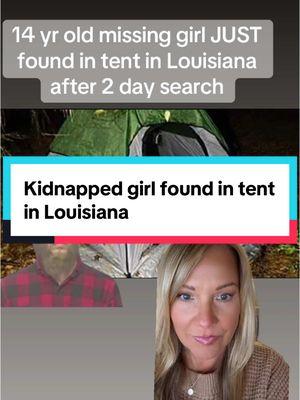 14 yr old Tennessee girl left in a wooded area in Louisana by her 28 year old kidnapper #louisana #tennessee #batonrouge #nashville #police #tent 