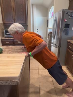 If you’re just getting started, counter pushups and counter planks are a great starting point. Add some chair squats and you’re on your way. #agingshouldntsuck #startwhereyouare #easein #afriendlynudge 