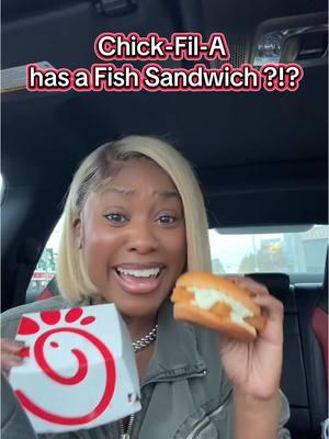 Chick-Fil-A has a Fish Sandwich?!? Unlock their SECRET MENU by saying FACE CARD NEVER DECLINES at the drive thru!!!! @Chick-fil-A #facecardneverdeclines  #chickfila #fishsandwich #chickfilafishsandwich #Foodie #mukbang #sandwich 