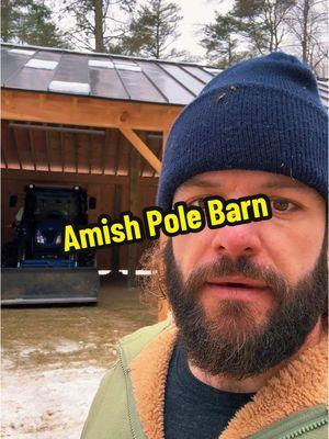 #amish #polebarn #barn #barntok #barns #farm #tractor #tractortok #Outdoors #outside #horses #farmtok 