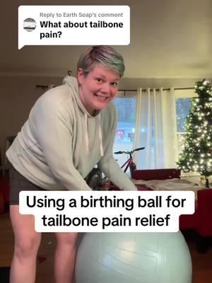 Replying to @Earth Soap some suggestions for tailbone pain!  #pregnancy #pregnancyjourney #birthingball #tailbonepain #painrelief #pregnancypainrelief 