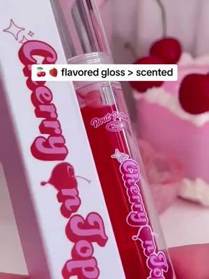 Delicious candy flavor on sale now! 🍭 - - - - - - - - - - - - — - - - #cherrygirl #lipoil #lipgloss #flavoredgloss #cherrylips #liptreatment 