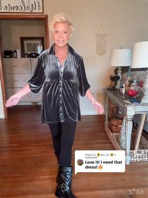 Replying to @🌻Jan Jan🌻 I love this velvety dress/tunic! 🥰 #styleinspo #dressstyle #affordabledress #velvetdress #tunic #affordableclothes #affordablestyle #yearendsale #comfystyle #dresses #tunicstyle #cutedress #womenover40 #womenover50 #styleover40 #styleover50 #giftguide #tiktokshopcreatorpicks #ttsdelightnow #asvivid @asvivid_official @asvivid_us 