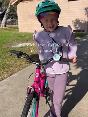 Lana is here to teach you how she learned to ride with @Guardian Bikes  (not sponsored and not an ad!) #howtotiktok #ridingabike #learningontiktok #parentingtips #parenthack #guardianbikes #proudmom #bicycle #kidsbicycle #familytime #parentsoftiktok #lifewithkids 