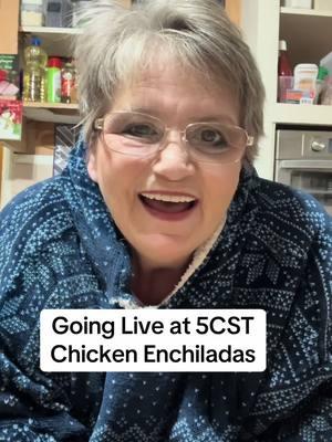 Going Live at 5CST - Cooking Enchiladas, Rice & Frito Pie #live #goinglive #goinglivesoon #liveshow #livestreaming #cooking #cookingathometiktoktv #cookinglive #letscook #enchiladas #angiesarmy #fy #fyp #fyppppppppppppppppppppppp #foryourpage #pageforyou #pageforyou_🔥 