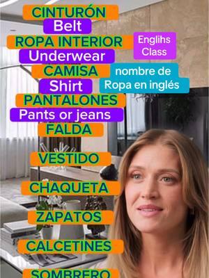 English class. Nombre de ropa en inglés. #englishclass #learnenglish #englishlesson #aprendeingles #englishteacher #latino #latinosenusa #2024 