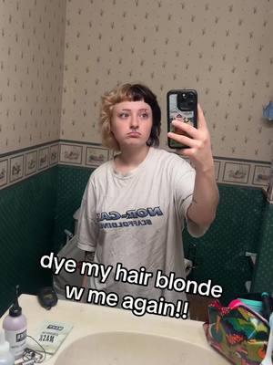 i missed it sm so happy!! #fyp #hairdye #dye #hair #bleach #hairbleach #hairdyetransformation #transformation #real #relatable 