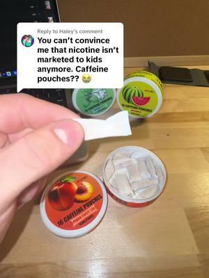 Replying to @Haley is caffine nicotine? #energy #caffine #pouch #tasty #foryou #fyp #caffineaddict #nic #quitnic #manga 