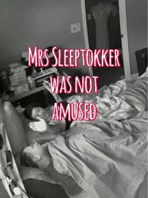 Please don't hit me! #sleepdisorder #talkinginyoursleep #sleeptalking #sleeptalk #remsleepdisorder 