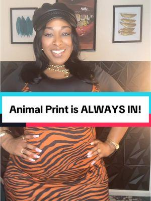 There really are no rules on how to dress- as long as you look and feel good! And baby, you know us aunties love some animal print! #animalprint #leopardprint #cheetahprint #millenialsoftiktok #millenialoutfits 