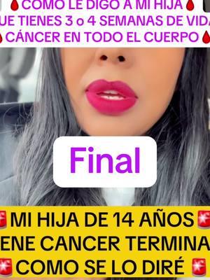 CANCER ESTA ENFERMEDAD QUE SE ESTA LLEVANDO A MI NIÑA DE 14 AÑOS RUTH TIENES MUY POCO TIEMPO DE VIDA NO SE COMO DECIRLE QUE NO PODRA CELEBRAR SUS 15 AÑOS #HISTORI #cancer #news #murder #sad #enferma #case 