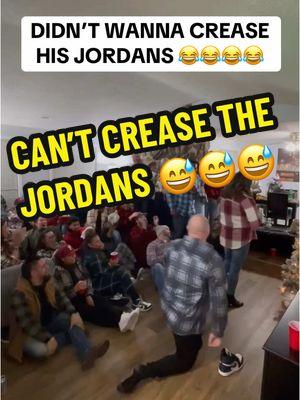 Husband to be doesn’t want to crease his jordans during proposal 💍 @Heather Brown #wedding #shoes #proposal #husband #wife #family #jordans #nike #adidas #funny #wholesome #weddingtiktok #weddingday #weddingring 