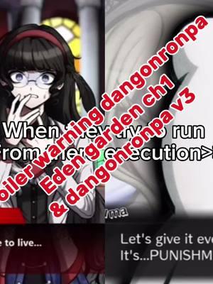 Spoilerss⛔️⚠️⚠️ EVA DID NOT DESERVE THIS SHE WAS FORCED TO KILL #dangonronpa #Anime #edengarden #fyp #kirumi #eva #Execution