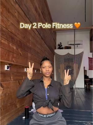 #polefitnessbeginner #day2 