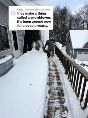 Replying to @Quinnie313 we get massive amounts of snow in the mountains. Sometimes snowblowers won’t cut it. #evenstevenslawncare #fyp #foryou #trending #lawncare #blowthisup #stripelife #lawncarebusiness #exmark #business #landscape #lawntok #viral #snowremoval #vermont 