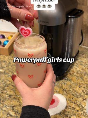 Its giving ❤️💗Powerpuff Girls❤️💗!!! IYKYK. The perfect valentine’s day cup!!!  #newyearnewaura #tiktokshopnewyearnewaura #nespresso #cutecups 