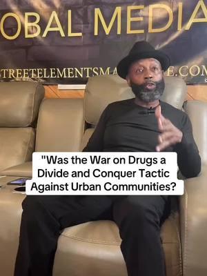 "Was the War on Drugs a Divide and Conquer Tactic Against Urban Communities? 🤔💔 Share your thoughts and let's dive deep into this discussion! 💬🏙️ #UrbanImpact #WarOnDrugs #CommunityTalks" #streetelementsmagazine #streetelementsglobalmedia #news 