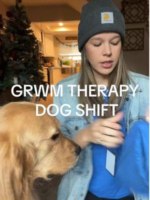 Our fifth and final shift of the month 😮‍💨 #dogmom #dogmomlife #dogmoms #goldenretriever #goldenretrieverlife #therapydog #therapydogs #workingdog #workingdogs 