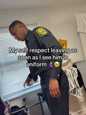 something about a man in uniform 🤰🏽#fyp #foryou #viral #officer #bf 