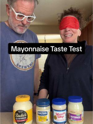 Blind taste test between @Hellmann’s Mayonnaise and Dukes! #hellmanns #mayo #blindtastetest 