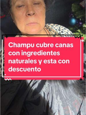 Champú con color 100 por ciento natural si. Químicos y huele a frutas les enseño cómo cubre las casa 100 dejé reposar por 30 min se baña y listo si funciona y funciona muy bien búscalo a qui en mi escaparate #tinte #champu #minivlog #mariposaazulbloger #ventas #ventasonline #ofertas 