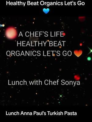 A CHEF'S LIFE Healthy Beat Organics Let's Go 💙 #achefslife #healthybeatorganics @Anna Paul #annapaul #turkishpasta #turkishfood #turkishbread #bazlama #lunch #tiktokviralrecipes #tiktokfood #nir #tiktokpartner #tiktok #chefsonya #jersey #letsgetit #letsgo #💙💙💙 @Anna Paul 