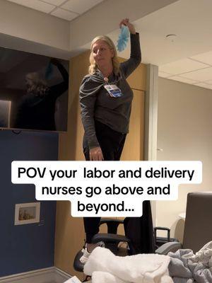 When your labor nurses go above and beyond! #dontfall #daisyaward #laboranddeliverynurse #daisy #laboranddelivery #birthstory #nurse #nursesoftiktok #nursetok #hospitalbirth #nursesbelike #nurselife #pregnant #pov #aboveandbeyond #pregnanttiktok #birth #viral #heartwarming #hospitaltiktoks #fyp 