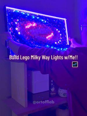 Build Lego Milky Way Lights With Me! 🌌💡 Fun: 6 Difficulty: 8 Display: 9 Finger Pain: 6 Build time: ~8 hours WOW! Them lights make the Milky Way Galaxy POP! 🌌  I love it! #lego #legos #afol #asmr #asmrlego #legoasmr #legotok #toys #milkyway