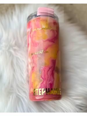 She’s so pretty, I’m loving the words on it too. #resintumbler #resinart #epoxytumbler #meoky #meokytumbler #customizedtumbler 