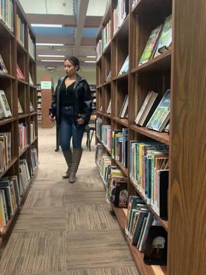 Outfit of the day Libraries are one of my fave places to go to midweek to elevate my average tuesdays to make it an amazing Tuesday. I’m wearing size small #leatherjacket #oversizedcoat #timeless #fashiontiktok #outfit #outfitoftheday #library 