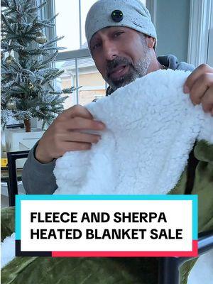 Only $23 for this super soft and cozy Fleece and Sherpa Heated Blanket! Great price and quality blanket! Stay warm this winter! . . . #heatedblanket #fleeceblanket #sherpablanket #winterblanket #cozyblanket #treasurefinds #ad #falldealsforyou #ttslevelup #TikTokShopHolidayHaul #starcreatorcompetition #TikTokShopBlackFriday #giftguide #spotlightfinds #giftideasforhim  #giftideasforher #TikTokShopCreatorPicks  #TikTokShopCyberMonday #holidaygifts #holidaygiftideas #christmasgift #christmasgiftideas 