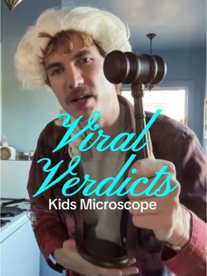 let’s try this again. the people vs the kids microscope (now from a new company) #viralverdicts 