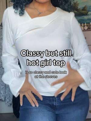 The type of top you just need for just in case #blackgirltok #cutetops #classytops #classyclothes 