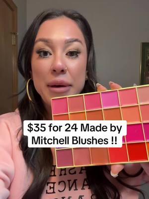 This flash sale has officially made this the best deal of the new year! Step into the new year, looking fab with these high pigmented blushes from made by Mitchell for only $35!!!! @madebymitchell #madebymitchell #madebymitchellcurvecase #bestblushes #tiktokmakeup #affordablemakeup #yearendsale