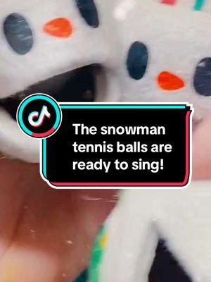 #whitechristmas #snowmanpuppet #tennisballpuppet #junkdrawerpuppetry #snowsong #broadwayballs 