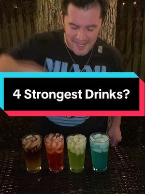 4 of the strongest drinks! Cheers Bro! #cocktails #nye #lit #fyp 