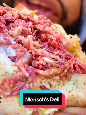 I don't take this lightly 💯 Thank you guys! Mensch's Deli in Evanston is bringing classic Jewish deli vibes to the North Shore, and I had to check it out. I grabbed the Big Macher sandwich—packed with house-made pastrami and corned beef—and paired it with a crispy potato latke. For the latke, they serve both sour cream and applesauce on the side. I’m firmly Team Sour Cream, but honestly, both hit the spot. If you're in the mood for authentic deli classics, Mensch's has you covered. From matzo ball soup to latkes and smoked fish, this place nails it. Drop by at 1608 Chicago Ave in Evanston and see for yourself—especially if you're debating the ultimate latke dip: sour cream or applesauce. Let me know which side you’re on! #MenschsDeli #JewishDeli #BigMacher #Latkes #EvanstonEats #NorthShoreFood #FoodieAdventures #caresnone 