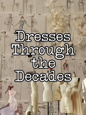 Dresses Through the Decades #oldhollywood #vintage #vintagefashion #vintageshoes #vintagemakeup 