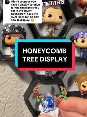 We are always making these honeycomb tree displays for people! Great for pocket pop advent calendars! #toycollector #funkopops #superherodiy 