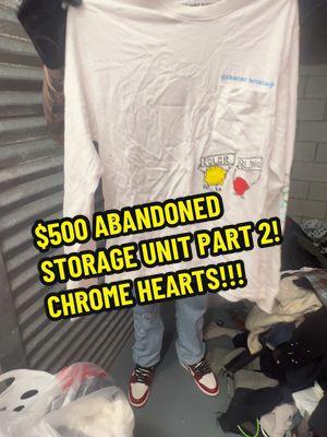 PART 2 ! WE FOUND MORE DESIGNER CLOTHING AND SNEAKERS!  #storageunitfinds #abandonedstorageunit #storagewars #fyp #prietohunters #storagehunters 